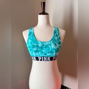 PINK Tie Dye Cotton Sport Bra